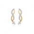 Diamond Necklace with Matching Earrings 18K Yellow Gold